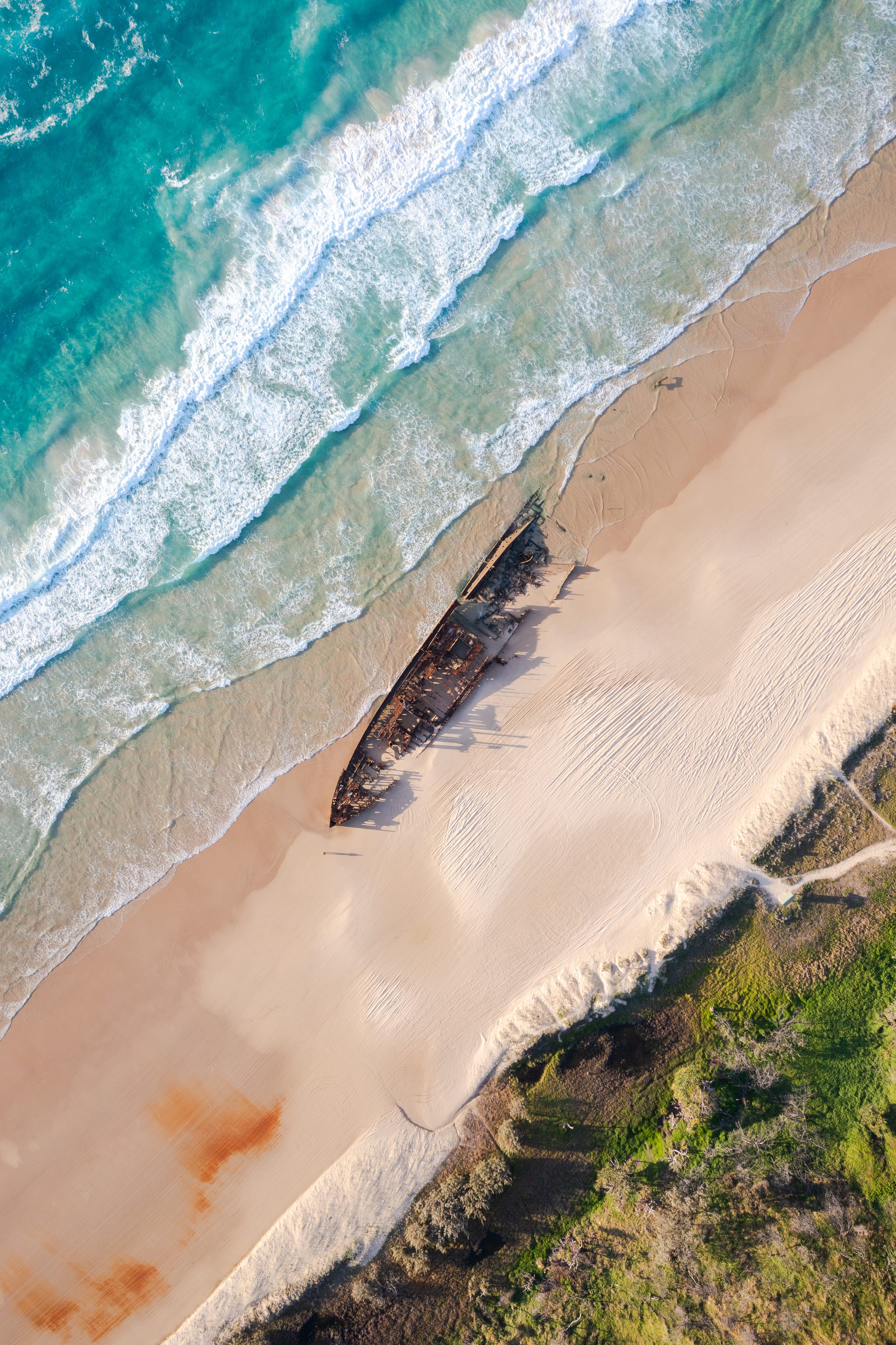 maheno shipwreck on fraser island