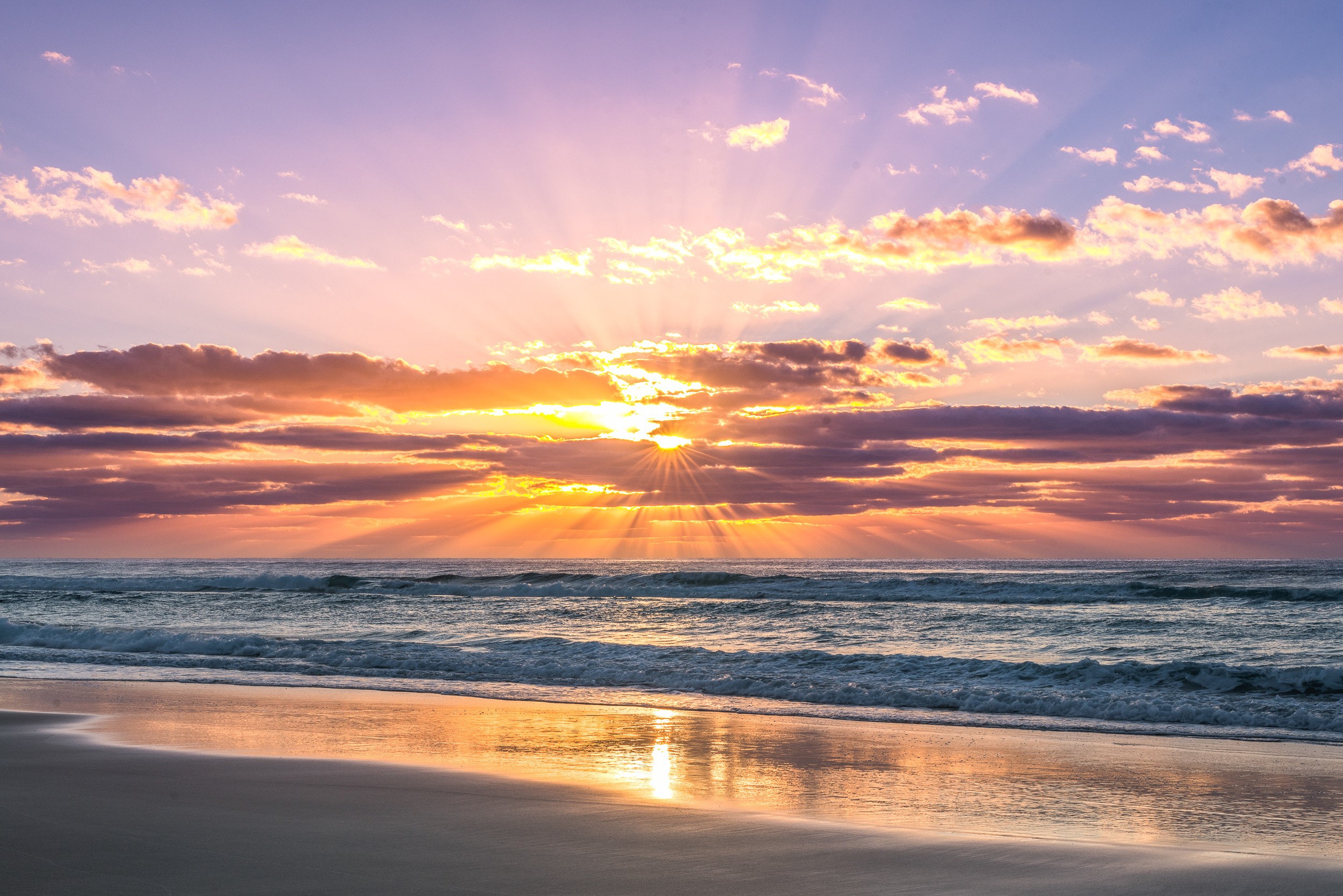 fraser island sunrises